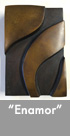 Thumbnail image of a bronze wall sculpture.