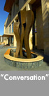 Thumbnail image of a large bronze water feature.