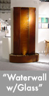 Thumbnail image of a bronze and glass waterwall.